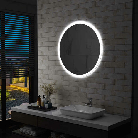 Miroir a LED pour salle de bain 80 cm