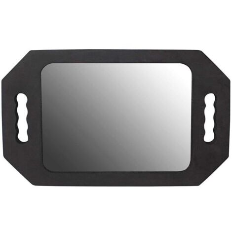 Miroir à main - Salon - Miroir de Coiffeur Manuel - Cadre en Mousse - Léger - Facile à Nettoyer
