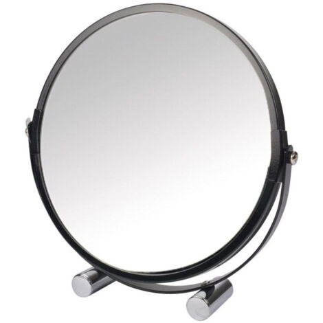 Miroir à Poser Grossissant "Vitamine II" 17cm Noir