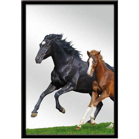 Miroir à suspendre cheval