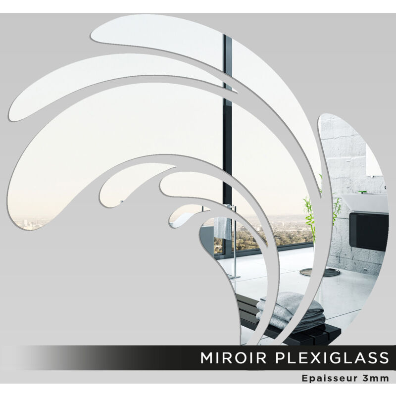 Lumaléa - Miroir Plexiglass - Design - 37x40 cm
