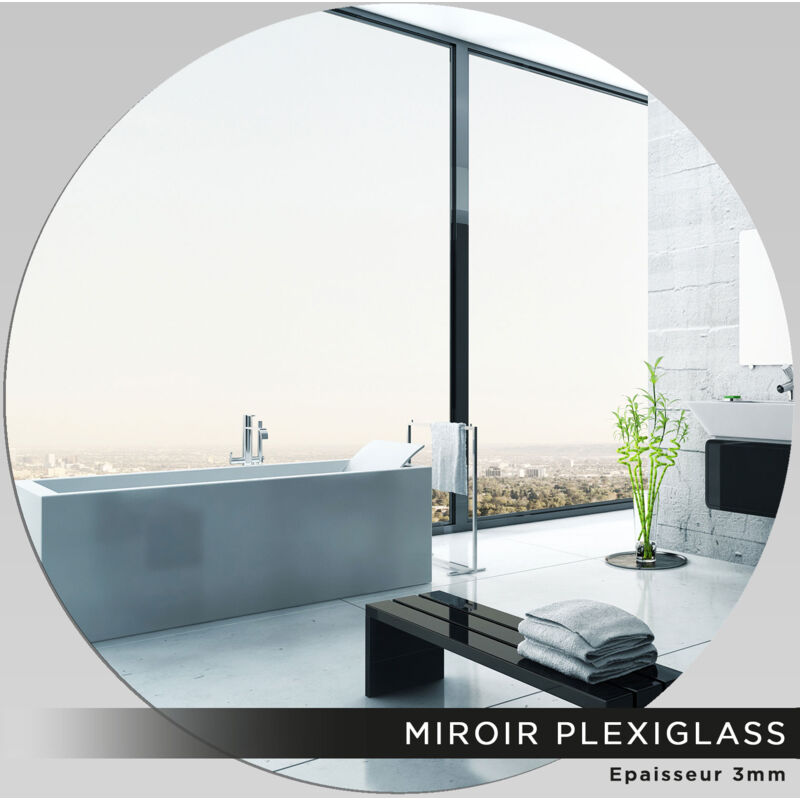 Miroir Plexiglass - Rond - 30x30 cm