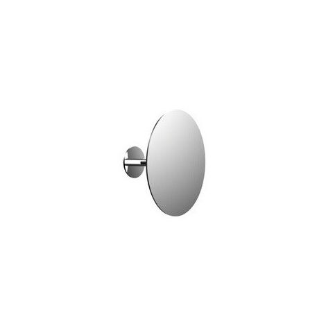 Miroir adhésif rond. d: 200mm. sans bord chromé 7-fois