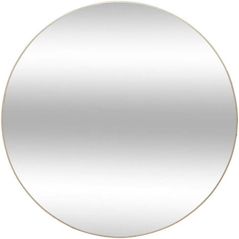 Miroir Alice en bois & métal D110cm noir - Atmosphera créateur d'intérieur
