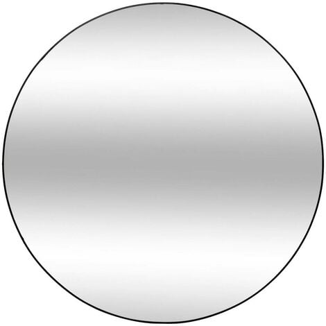Miroir Alice en bois & métal D110cm noir - Atmosphera créateur d'intérieur