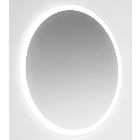 Miroir Ancodesign LED intégré 12W+21W anti-buée - Anconetti - Diamètre 75cm