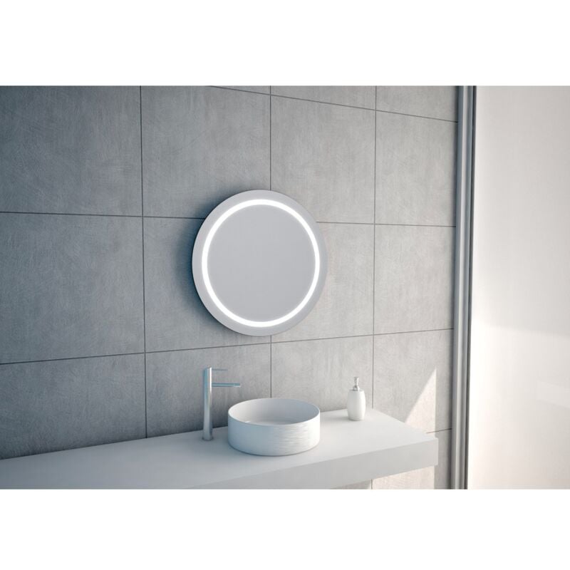 Anconetti - Miroir Ancodesign led Intégrée 20.6W Ø80cm