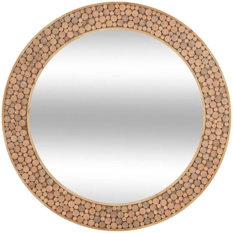 Miroir Anoki bois D99cm - Atmosphera créateur d'intérieur