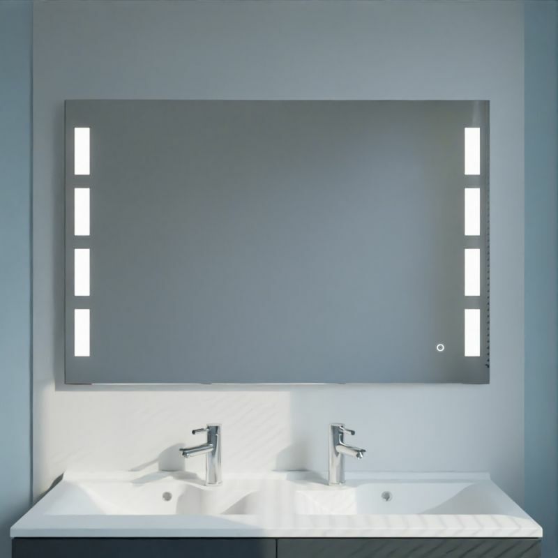 Cuisibane - Miroir lumineux antibuée prestige 120x80 cm