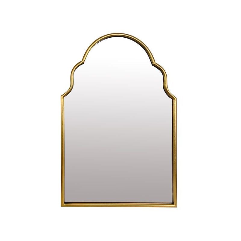 Emde - Miroir arabesque en métal doré 90x60cm