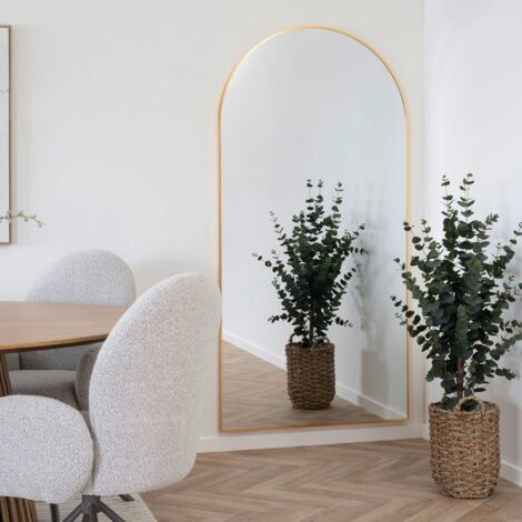 Miroir arche avec cadre doré 90x180 cm SEOUL