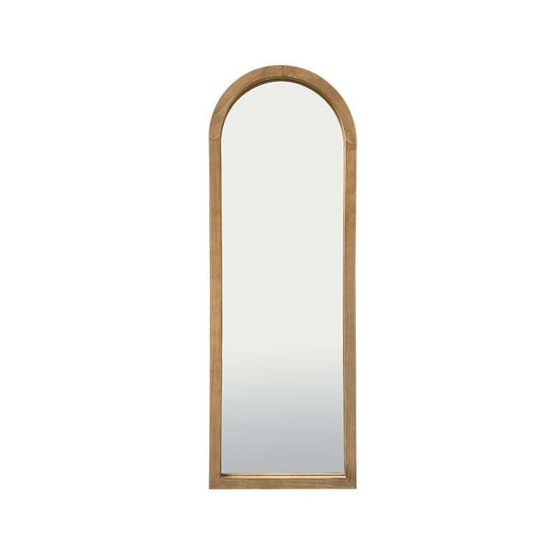Miroir arche en bois clair 60x170cm