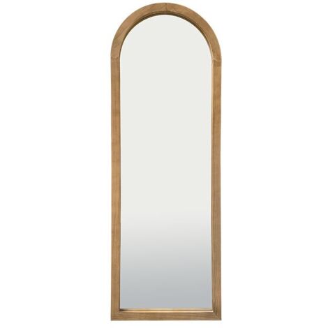 Miroir arche en bois clair 60x170cm