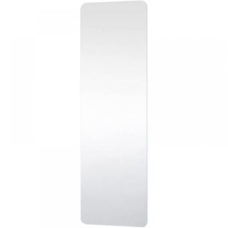 CYSLMUK Miroir auto-adhésif facile à enlever, feuille de miroir en résine PET résistante aux chocs, miroir de sécurité mural pour décoration intérieure (H 150 x L 50 cm)