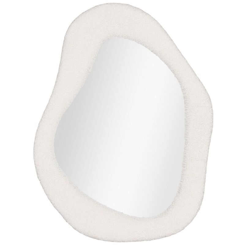 Miroir avec Cadre Bosa, Verre, Blanc, 46,5x61x3,5 cm