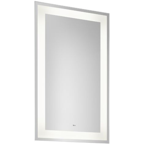 Miroir avec éclairage périmétrique LED et plaque anti-buée IRIDIA - ROCA Dimensions : 400 mm