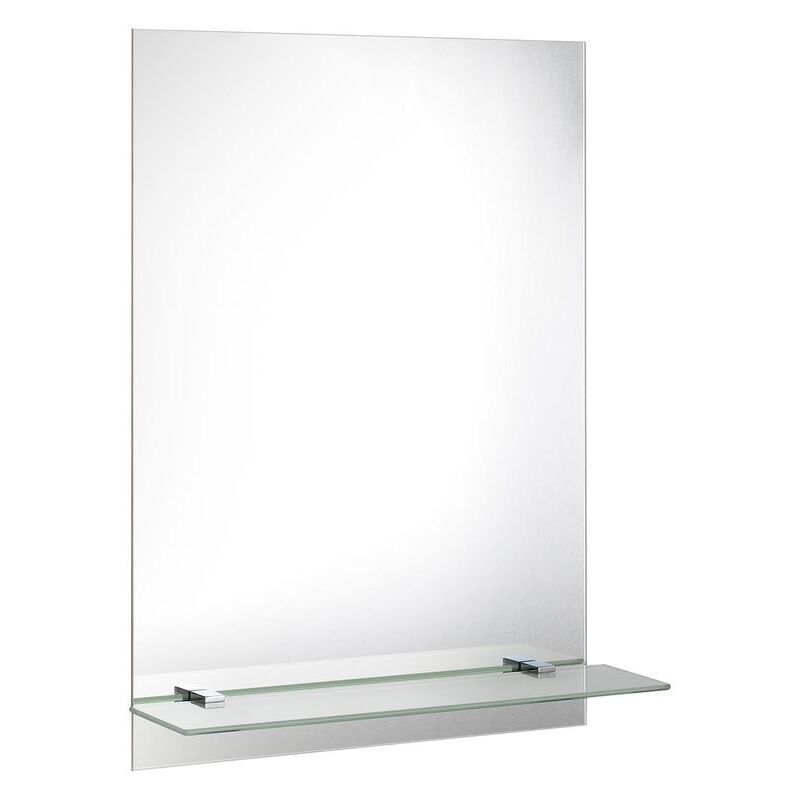 Miroir avec étagère 50x70cm avec fixations