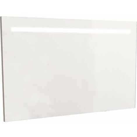 Miroir avec joue décorative et éclairée, largeur 1200 mm
