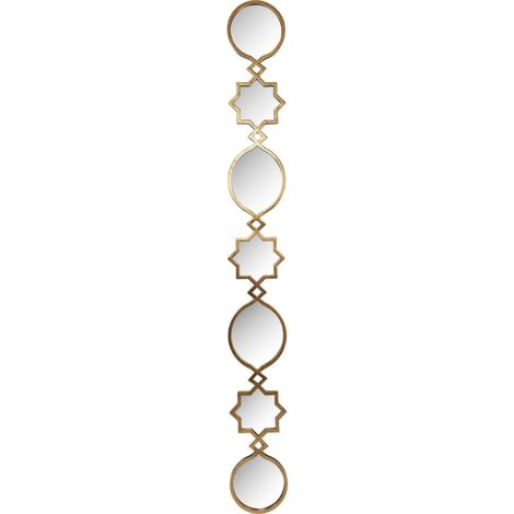 Miroir Babice élégance d'or - Or lumineux et design contemporain