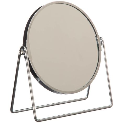 Miroir balançoire avec pieds D17cm argent - 5 five simply smart - Argent