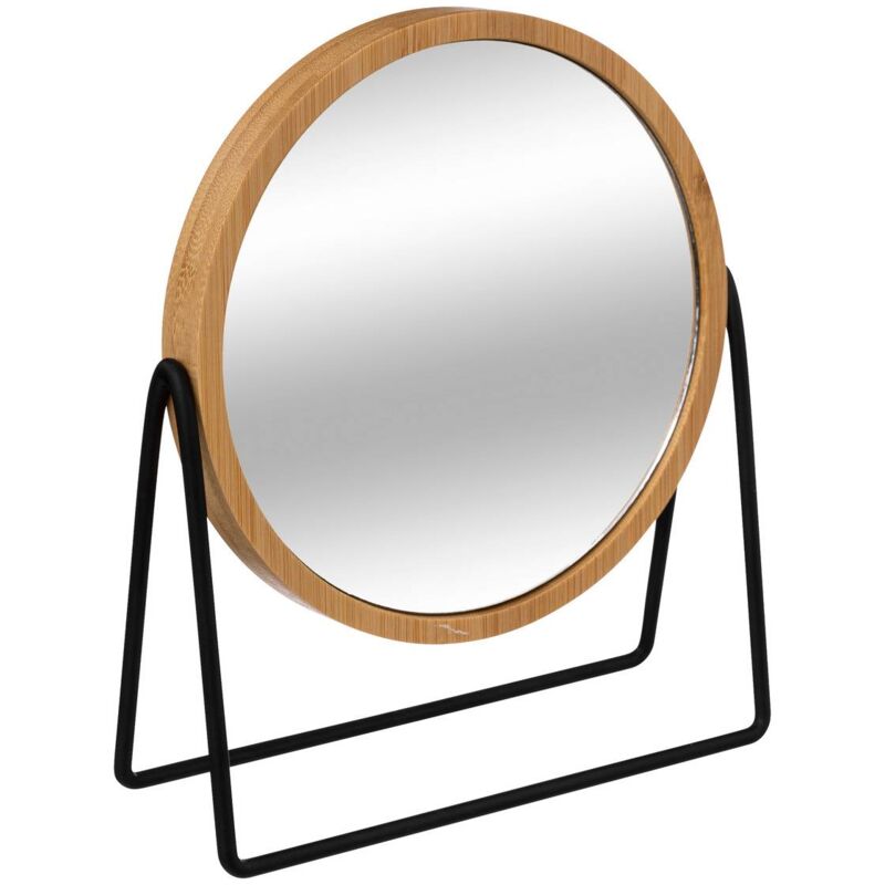 Miroir balançoire avec pieds d22cm bambou - 5five