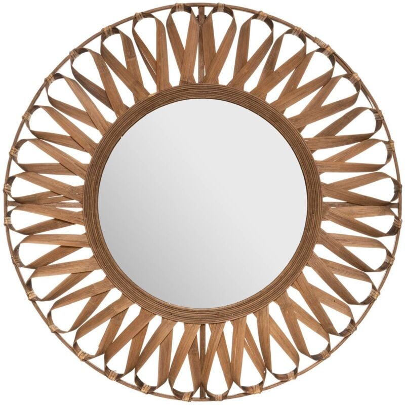 Atmosphera - Miroir Eve bambou D93cm créateur d'intérieur