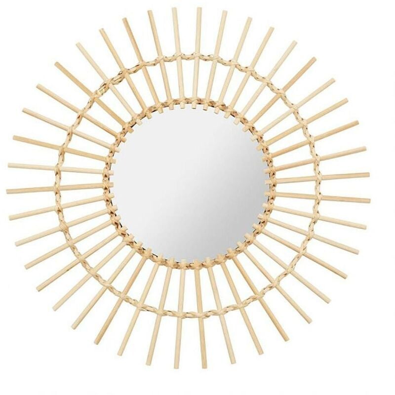 Miroir bambou soleil