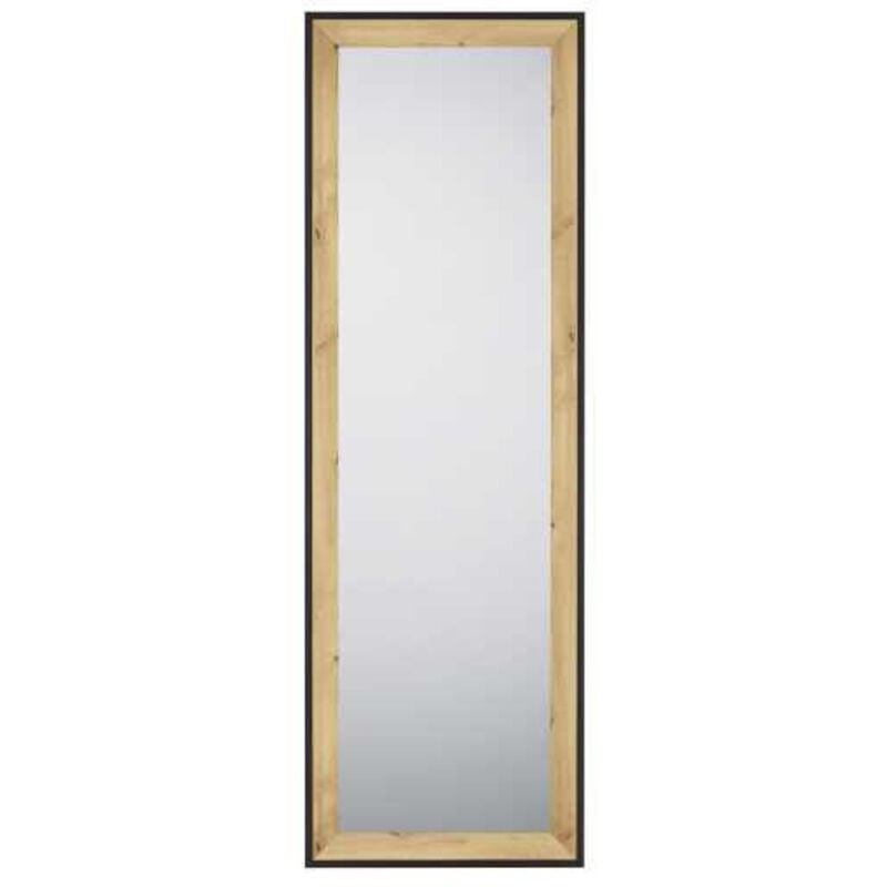 Mirrors And More - Miroir déco design, Miroir Bianka rectangulaire en cadre bois Bois en Wood, boite a design