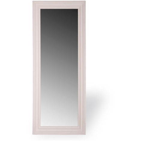 Miroir - Bois - Blanc - Décoration d'Autrefois