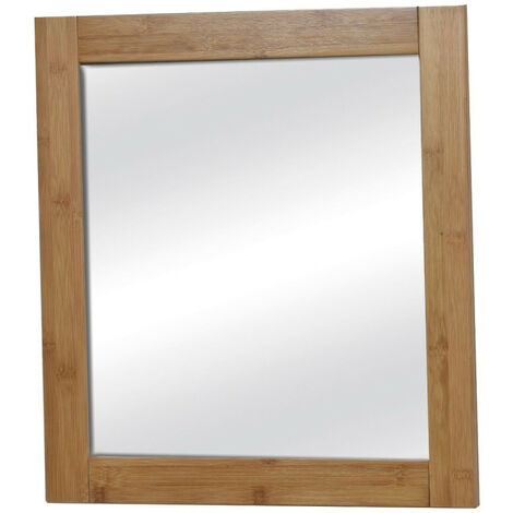 Miroir bois et bambou collection MAHE - Bambou