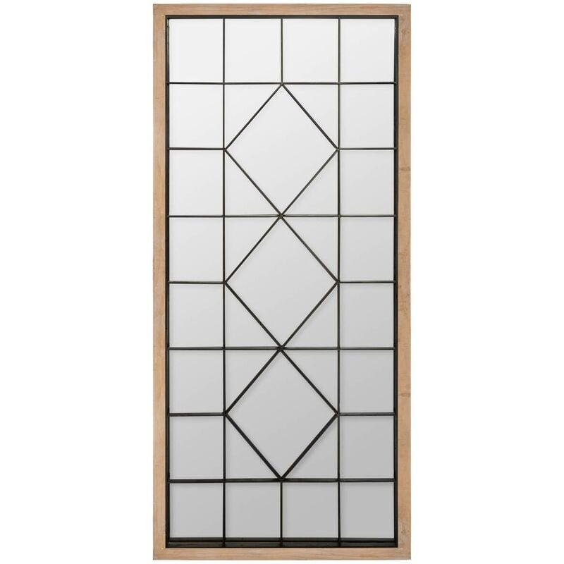 Atmosphera - Miroir Enzo en bois H165cm créateur d'intérieur