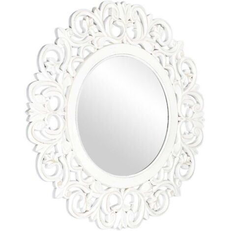 Miroir Bois Sculpte Charme 60cm