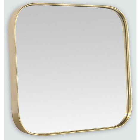 Miroir carré aux bords fins 30x30cm