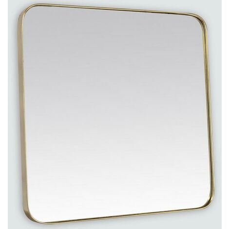 Miroir carré aux bords fins 60x60cm