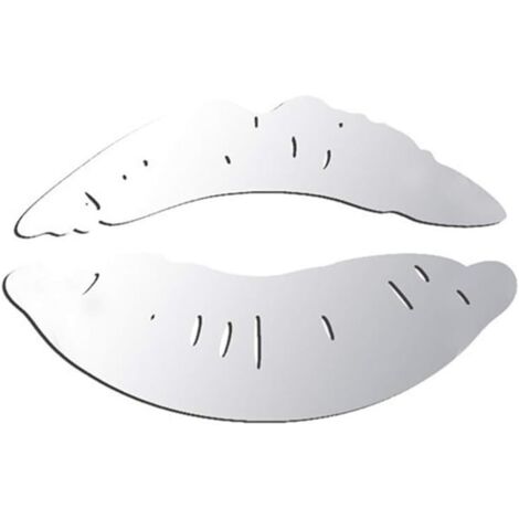 Miroir Carrelage Miroir Autocollant Miroir Autocollant pour Miroir Mural Carrelage Miroir Décoratif (Argent)-Fei Yu