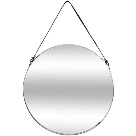 Miroir ceinture noir D38cm - Atmosphera créateur d'intérieur