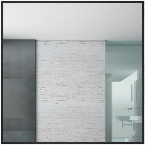 Miroir concave 400 x 600 mm - argent - aluminium - Argent