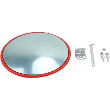 Miroir convexe de 18 pouces PC PP, vue grand angle, sécurité des angles morts, sécurité routière pour garage, magasin, allée, parking, type intérieur
