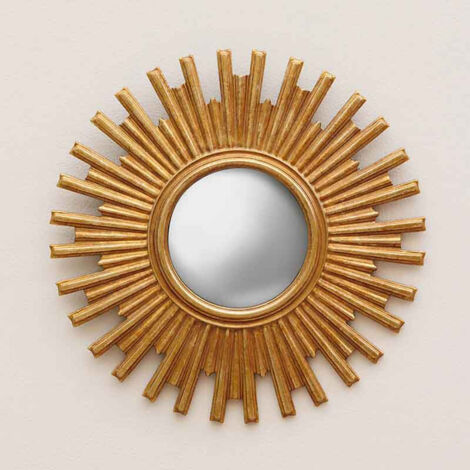 Miroir convexe doré Joy 30x2x30cm