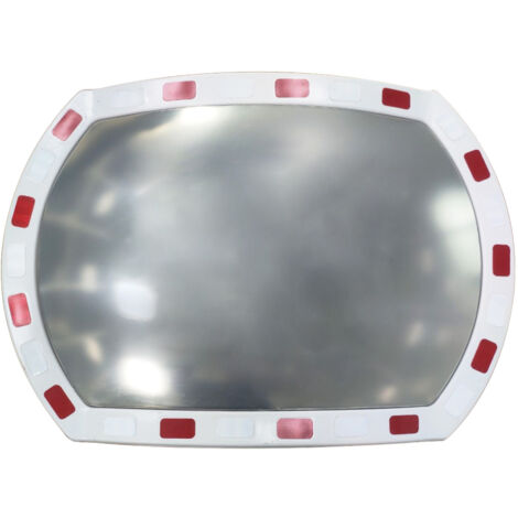 Miroir convexe RS PRO Rectangulaire, pour Intérieur / extérieur 600mm x 400 mm ( Prix pour 1 )