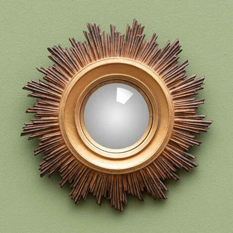 Miroir convexe Soleil 18x18x2cm