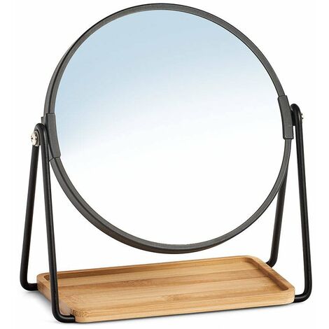 Miroir cosmétique double face, Ø 17,5 cm, ZELLER