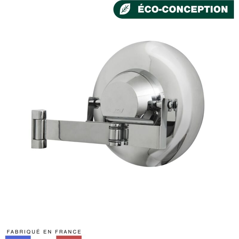 Miroir Cosmos lumineux chromé bras plat - Matériel professionnel - JVD