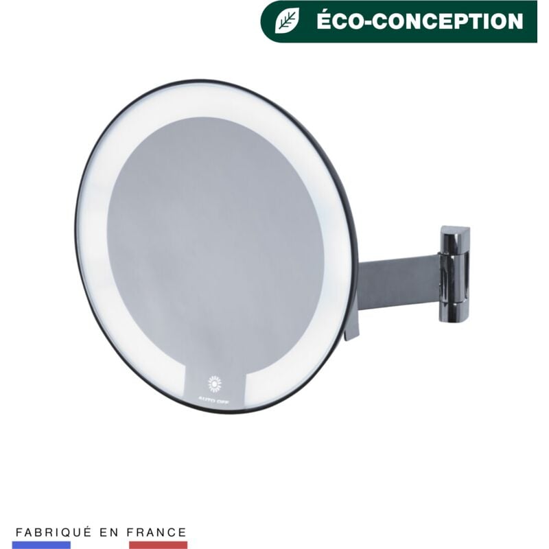 Miroir Cosmos lumineux bras plat - Matériel professionnel - JVD