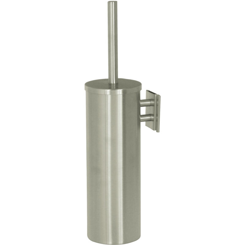 JVD - BALAI Brosse WC + support mural Inox brossé - Matériel professionnel