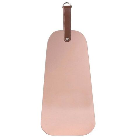 Miroir cuivre rose avec anse trapèze