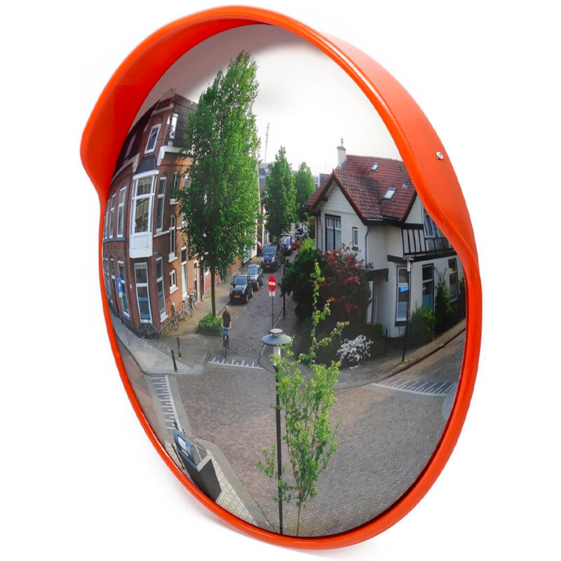 Reskal - Miroir de circulation convexe 45 cm sécurité intérieur et extérieur