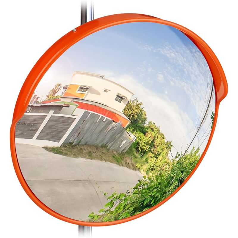 Einemgeld - Miroir de circulation incassable et résistant aux intempéries de 45 cm