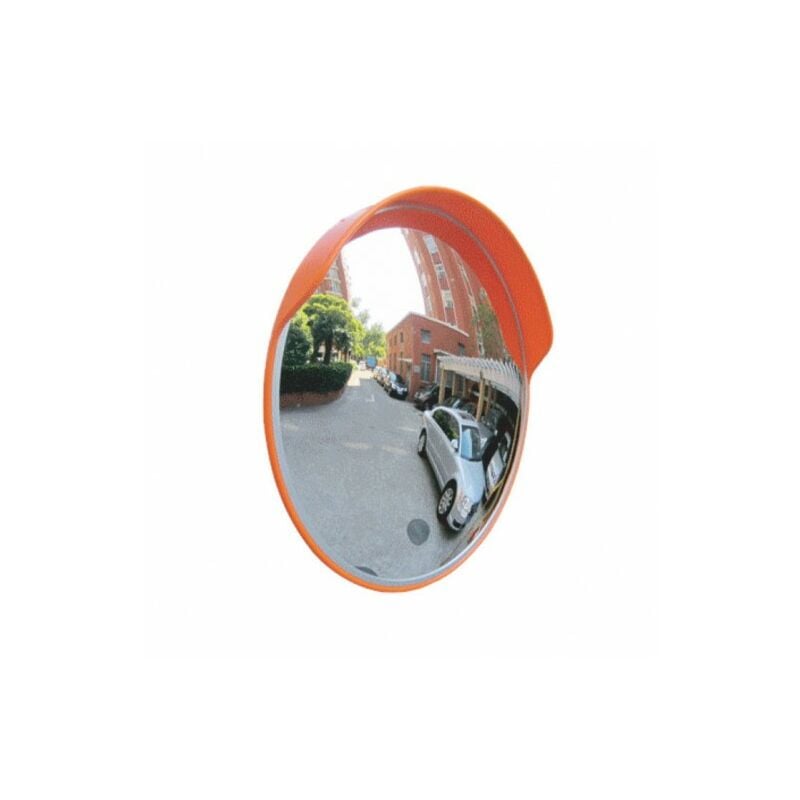 ME - Miroir de Circulation Routière Convexe 60cm Surveillance et Contrôle Sortie Garage en Sécurité MI60N