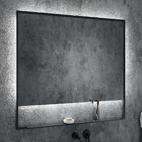 Miroir de courtoisie LED 80x80 cm